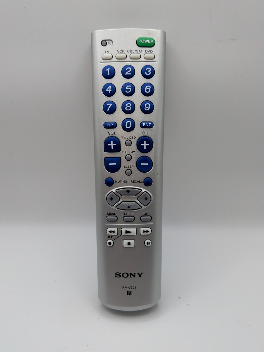 Sony RM-V202 TV DVD VCR Combo OEM Genuine Remote KV-20FS120 KV-24FS120 (F)